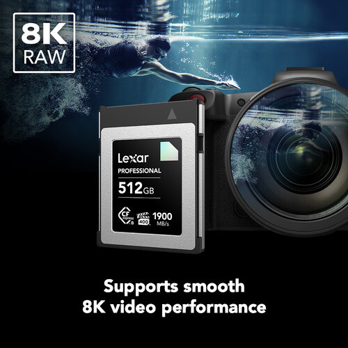 Lexar 512GB Professional CFexpress Type B Card DIAMOND Series - Thumbnail 2