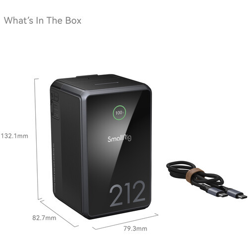 SmallRig VB155 ミニ V マウント バッテリー 【公式通販】