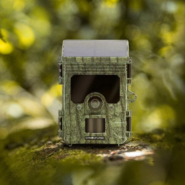 Camouflage EZ-Solar TrailCam with Wifi/bluetooth - Berger Brothers