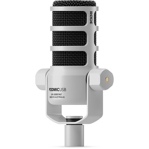 RODE PodMic USB and XLR Dynamic Broadcast Microphone (White