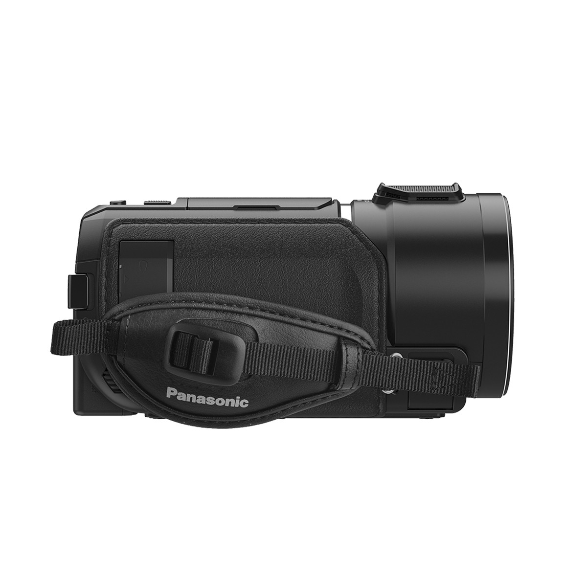 vhbw Paraluce compatibile con Panasonic HC-X900, HC-X800, HC-X929 49 mm obiettivo fotocamera nero, gomma, rotondo, 7,4 cm