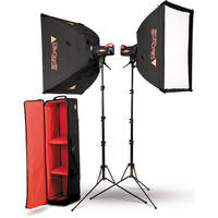 Photoflex SK-FF400DMXTB FlexFlash 400W Strobe Light Kit