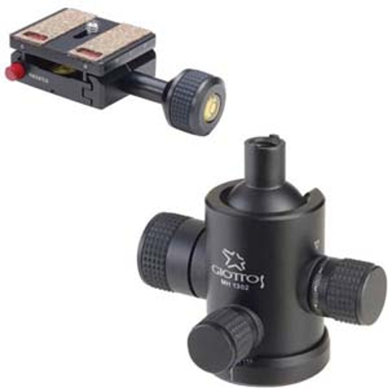 Giottos Mh-1302 Pro Series II Socket & Ball Head With Mh-655 Quick Release  System