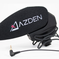Azden SMX-30 Microphone with Furry Windshield Kit