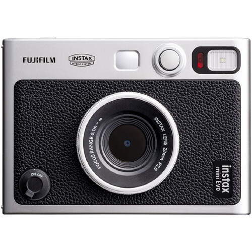 FUJIFILM INSTAX MINI EVO Hybrid Instant Camera (Black) Berger