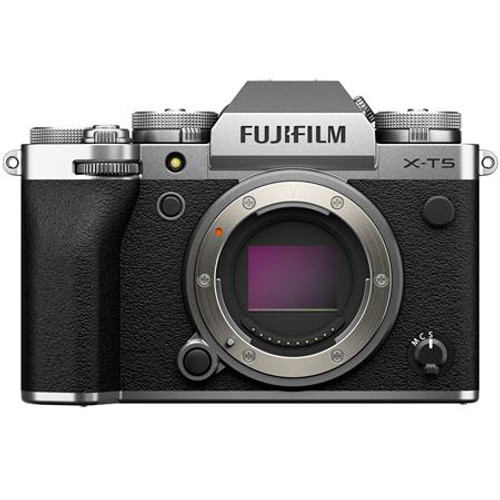 FUJIFILM X-T5 Mirrorless Camera Body (Silver) [Store bundle]