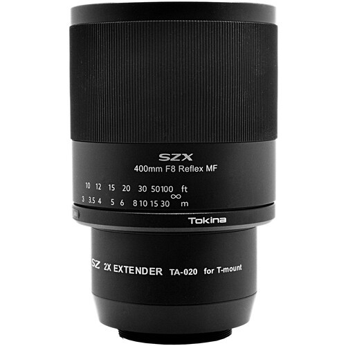 Tokina SZX 400mm f/8 Reflex MF Lens with 2x Extender Kit for FUJIFILM X