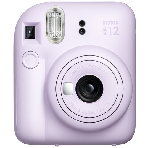 FUJIFILM INSTAX MINI 12 Instant Film Holiday Camera Bundle (Lilac Purple)