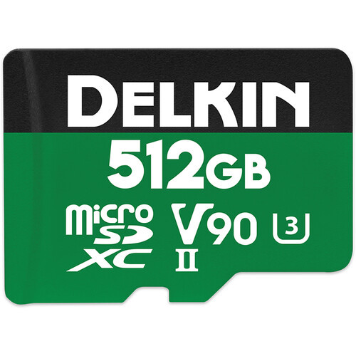 Delkin Devices POWER UHS-II microSDXC Memory Card with SD Adapter