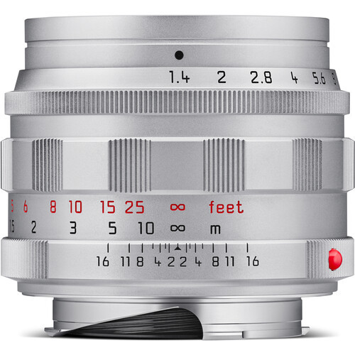 Leica Summilux-M 50mm f/1.4 Lens (Leica M, Silver, 2025 Version