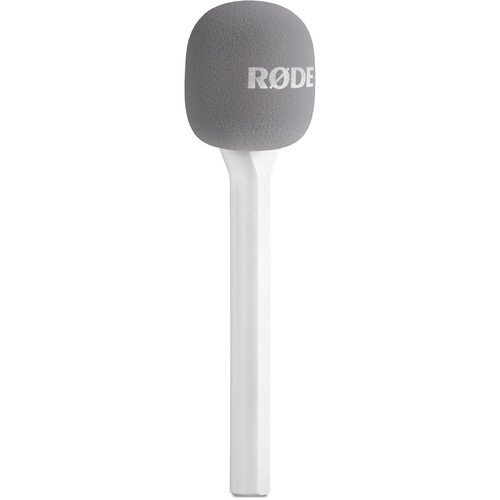 RODE Interview GO Handheld Mic Adapter for Wireless Clip-On Transmitter (White)