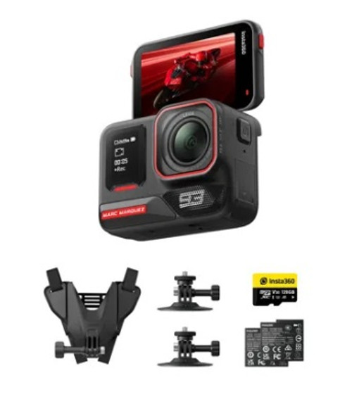 Insta360 Ace Pro 2 8K AI-Powered MM93 Edition Action Camera with Dual Battery, Black