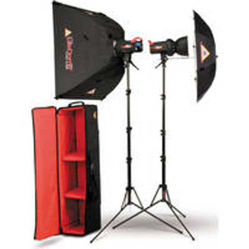 Photoflex FlexFlash 400W/s 2 Light Umbrella / Medium LiteDome Kit