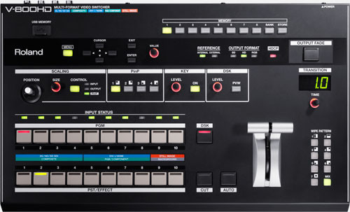  Roland V-800HD Multi-Format Video Switcher