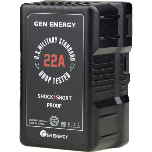 GEN ENERGY G-B100 14.4V, 290Wh Li-Ion V-Mount Battery (22A)