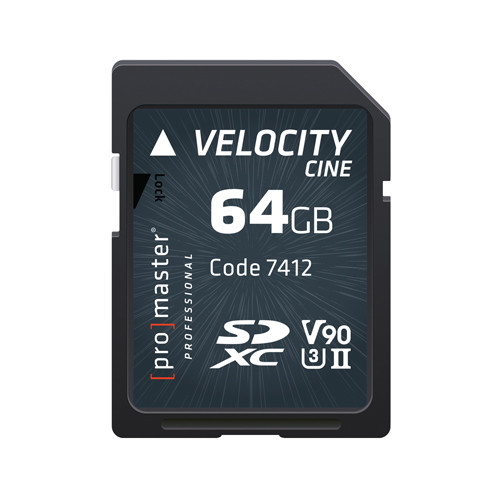 Promaster SDXC 64GB VELOCITY CINE