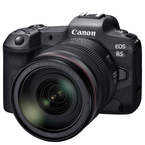 Canon EOS R5 Mirrorless  Camera with lens