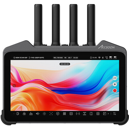Accsoon CineView M7H 7" Smart HDMI Monitor with 4K60 Wi-Fi Streaming