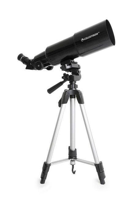 Celestron Travel Scope™ 80 Portable Telescope W/ Smartphone Adapter on mount