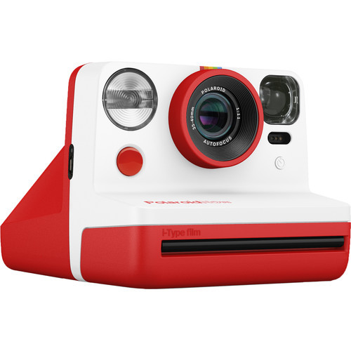 red Polaroid Now Instant Film Camera