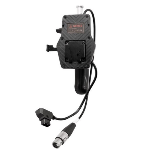 Nanlite V-Mount Battery Grip with 4-Pin XLR Connector for Forza 150