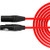 coiled RODE XLR Male to XLR Female Cable (19.7', Red)