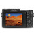 digital camera back with landscape photo on screen