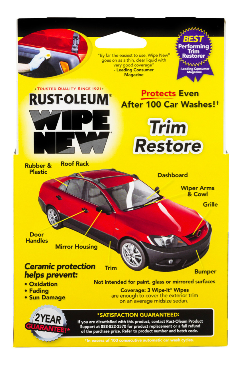 Trim Restore Kit - Rust-Oleum Wipe New