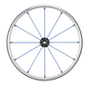 24" Spinergy LX FLEXRIM Wheelchair Wheels (Pair)