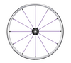 24" Spinergy LX FLEXRIM Wheelchair Wheels (Pair)