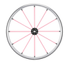 24" Spinergy LX FLEXRIM Wheelchair Wheels (Pair)