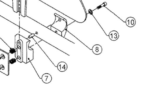 TiLite Aluminum Sideguard 1.25" Clamp w/Pin
