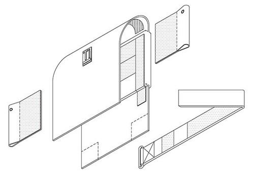 TiLite Velcro Adjustable Back Upholstery TiLite Velcro Adjustable Back Upholstery