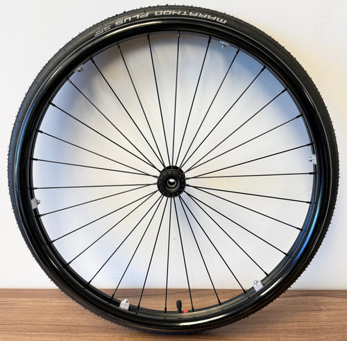 24" Shadow Wire Wheelchair Wheels (Pair) (OVERSTOCK)