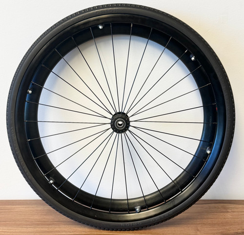 24" Shadow Wire Wheelchair Wheels (Pair) (OVERSTOCK)