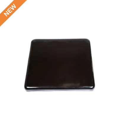 [P61086] 18" W x 18" D Solid Seat Black Ensolite with 2" Foam