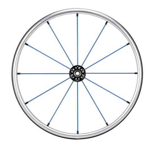 25" Spinergy LX FLEXRIM Wheelchair Wheels (Pair)
