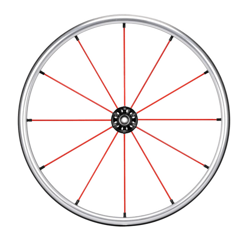 25" Spinergy LX FLEXRIM Wheelchair Wheels (Pair)