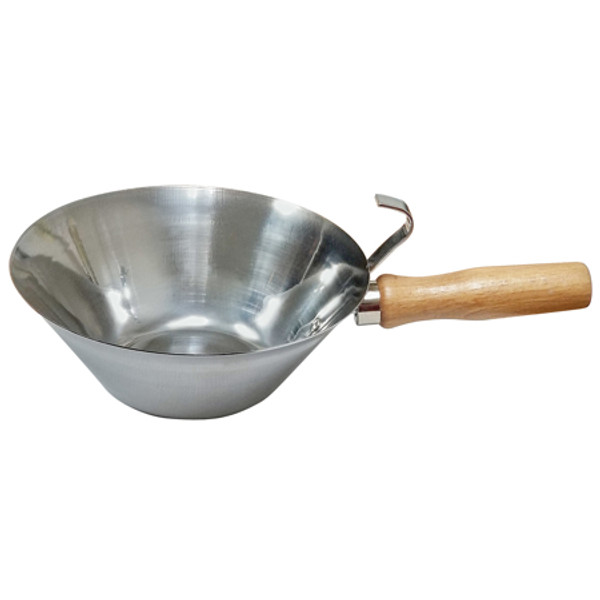 Stainless Steel Bowl-Shaped Bucket Scoop