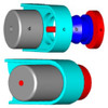 Chevrolet Avalanche shift bushing repair kit place bushing as shown and press into cable end