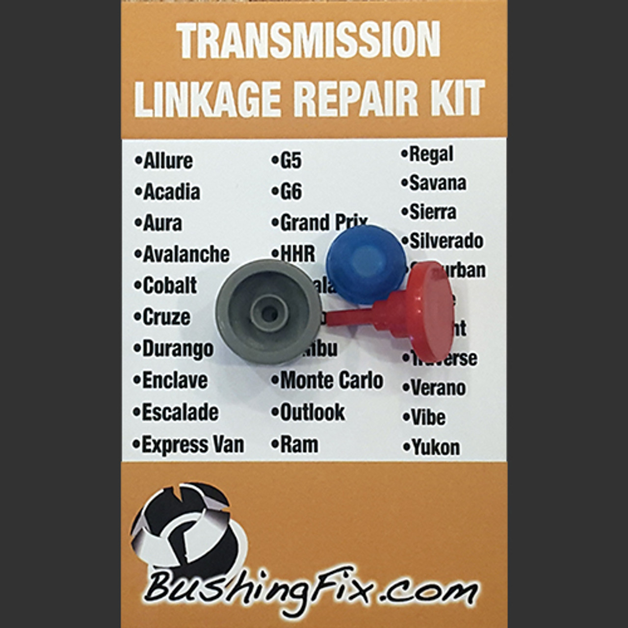 Chevrolet Equinox transmission shift selector cable repaired using the replacement bushing kit