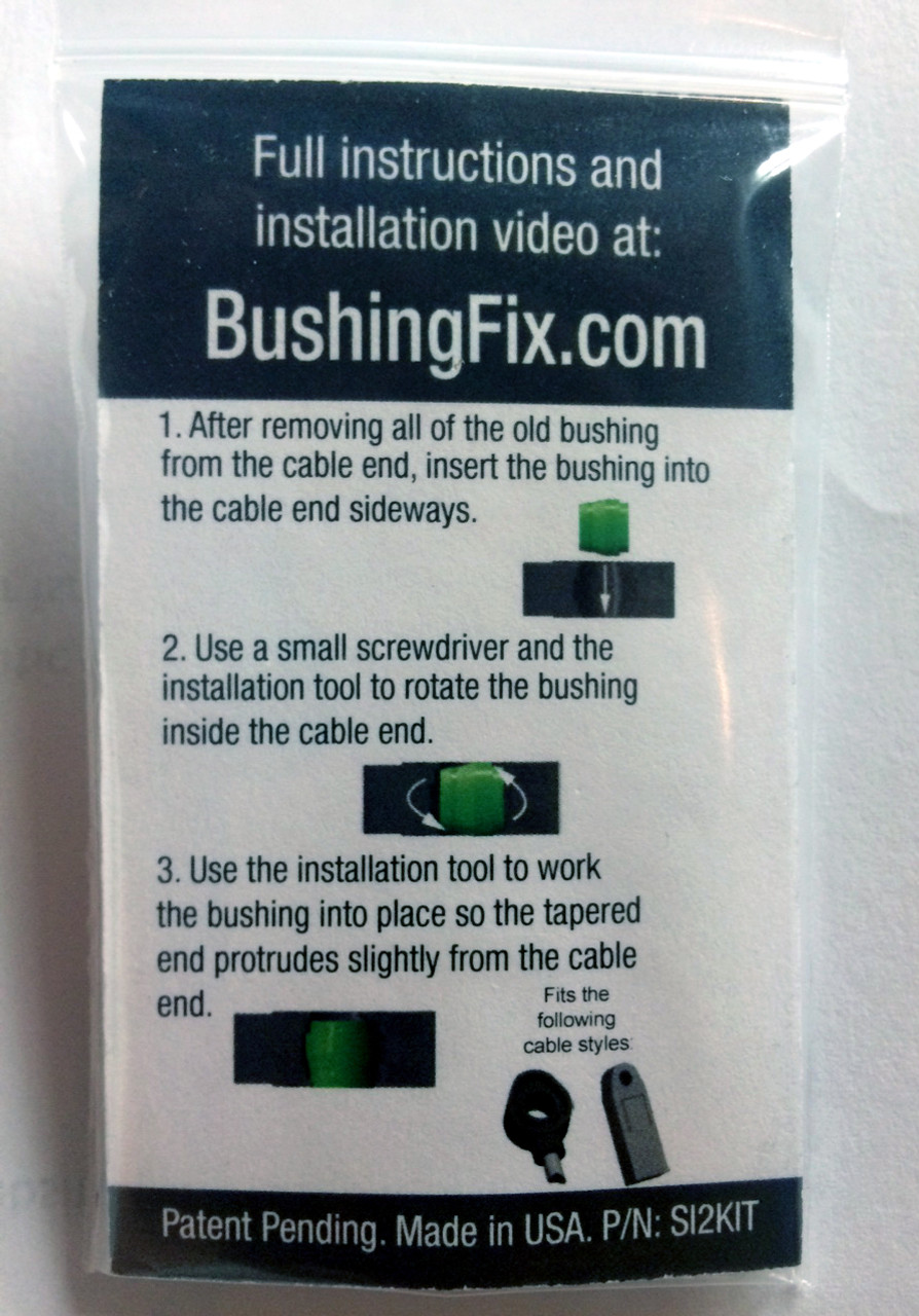  Cadillac ATS Transmission Shift Cable Bushing Repair Kit  with easy to follow instructions.