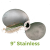 9" PROPELLER - STAINLESS - TAPERED & KEYED