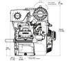 Vanguard 6.5hp Recoil Start Engine - 3/4" shaft