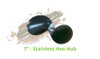 7" PROPELLER - STAINLESS - HEX HUB - 5/8" HEX