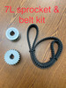 7L FEATHER LIGHT SPROCKET & BELT KIT