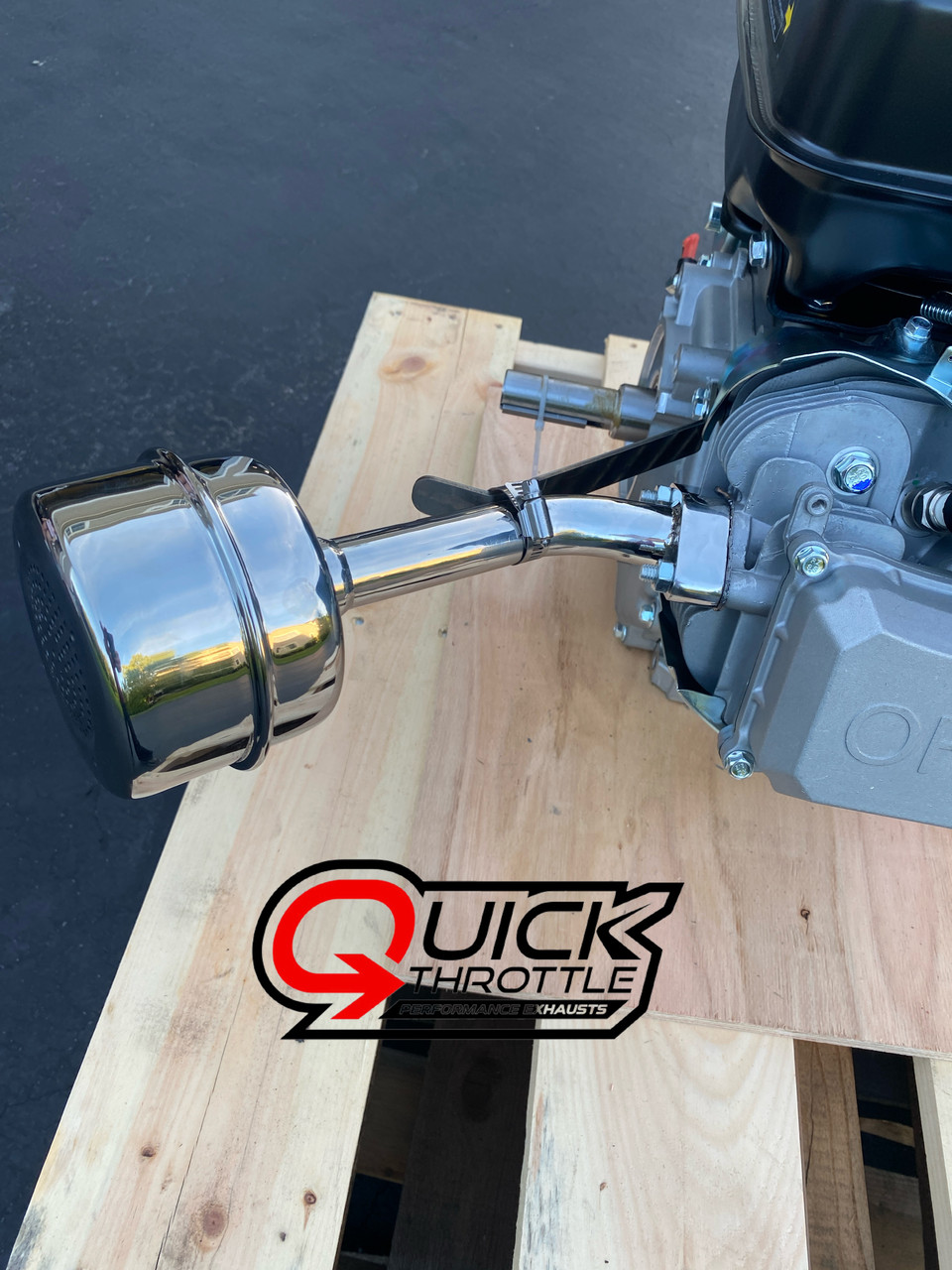 STAINLESS STEEL EXHAUST SYSTEM - GX300/420cc- 13/16hp ENGINES