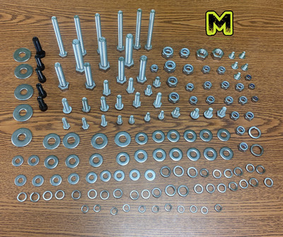 STAINLESS STEEL REPLACEMENT FASTENER PACK FOR 13-16hp FEATHER LITE SURFACE DRIVE