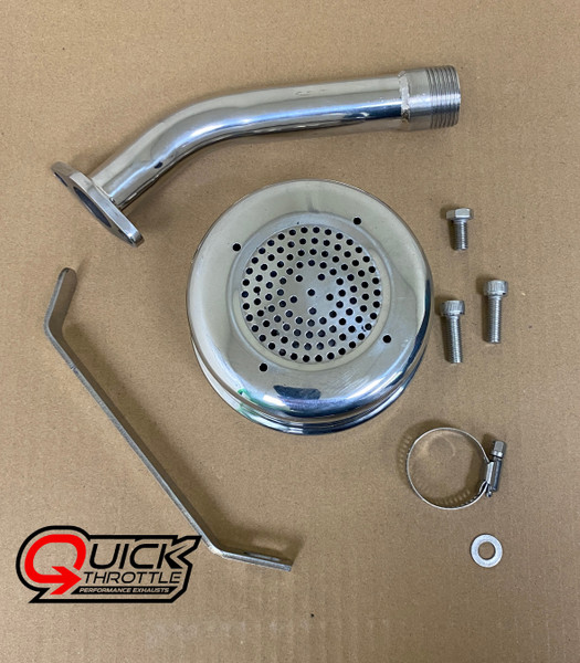 STAINLESS STEEL EXHAUST SYSTEM - GX300/420cc- 13/16hp ENGINES