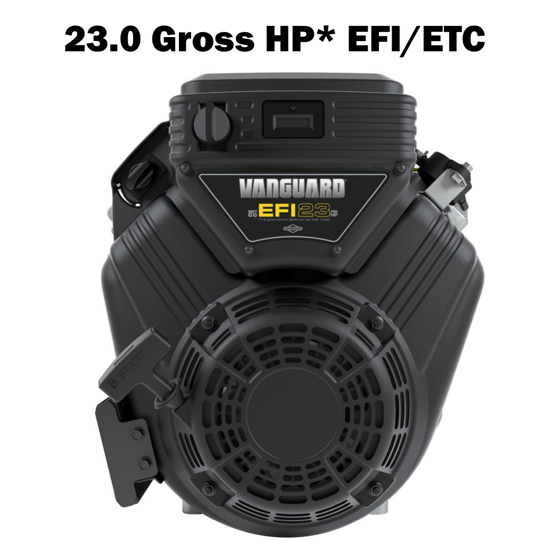 Vanguard 23hp EFI Electric Start V twin Engine 1" x 2.90" - Muffler included